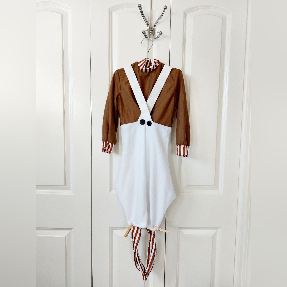 3pc Oompa Loompa Chocolate‎ Factory Worker youth Small Halloween Costume